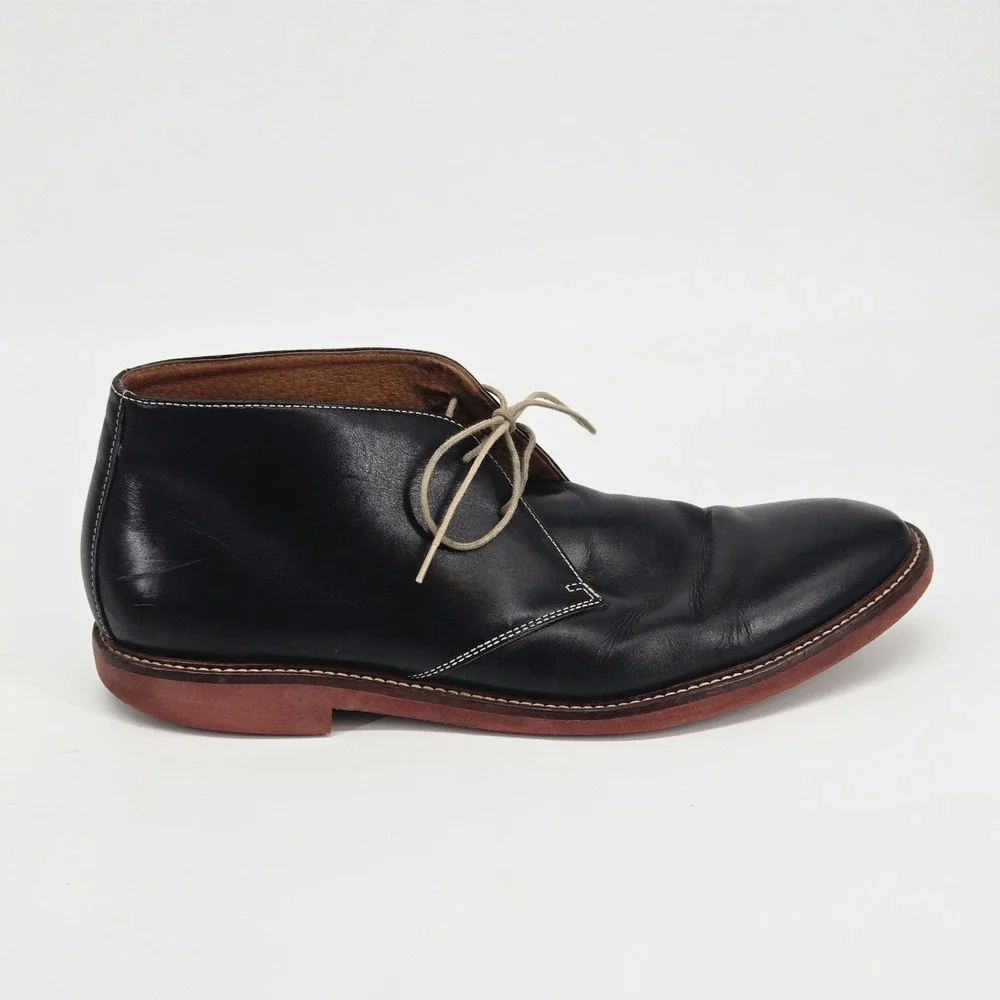 Gordon Rush Hartwell Black Leather Chukka Desert Dress Oxford Boots Men Size 11
